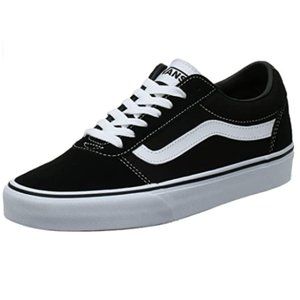 Vans Men's Ward Sneaker, Black Suede/Gum